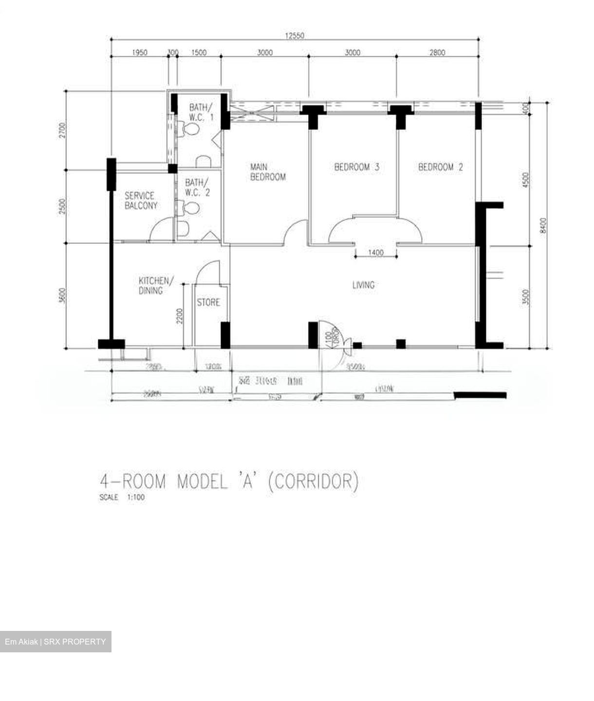 Blk 445 Choa Chu Kang Avenue 4 (Choa Chu Kang), HDB 4 Rooms #555605221